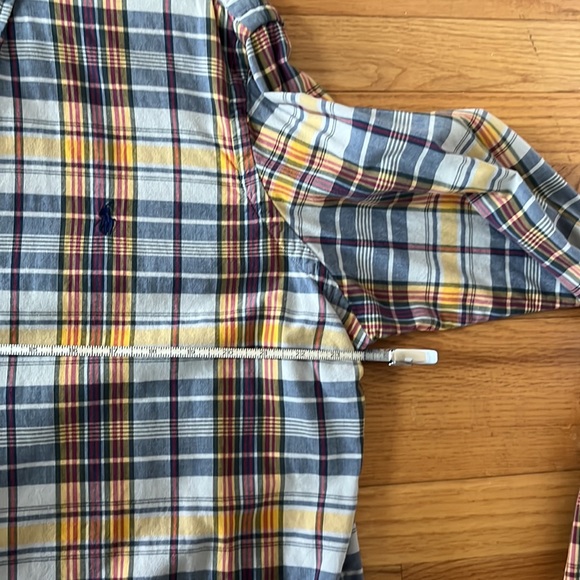 Ralph Lauren Size XL Fully Lined Plaid Flannel Button Down Shirt - Picture 7 of 10